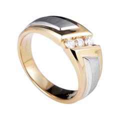 I.B. Goodman 14 Karat Multi-Tone Gold and Diamond Ring 58007XXX4E1