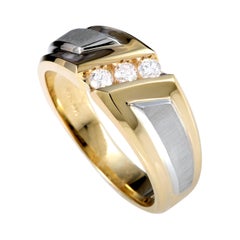 I.B. Goodman 14 Karat Multi-Tone Gold Diamond Band Ring 58007XXX4E2