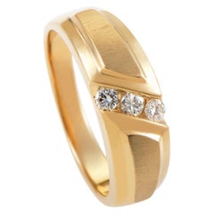 I.B. Goodman Men's 14 Karat Yellow Gold Diamond Band Ring 56699XXX4X