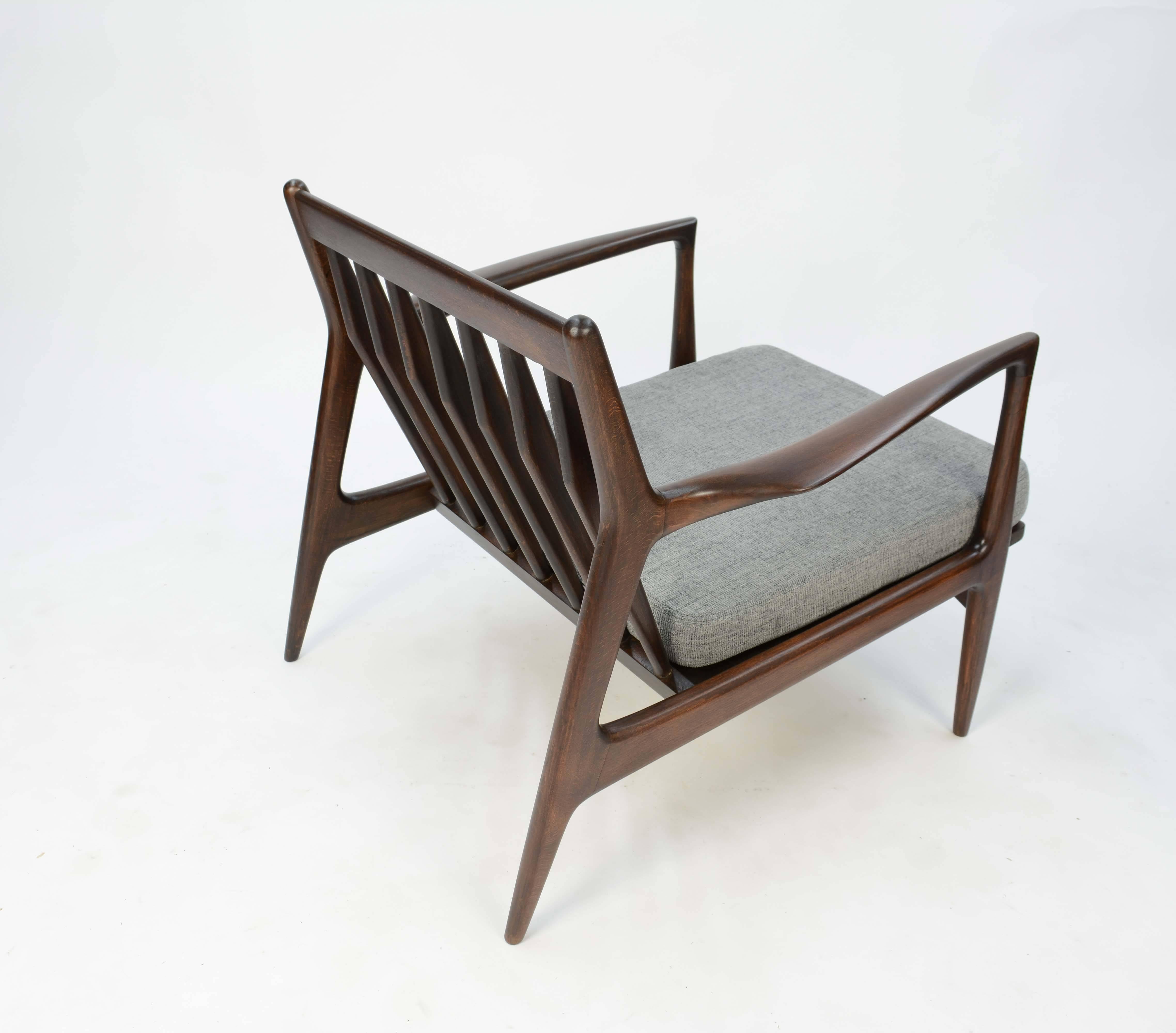 Ib Kofod- Larsen Club Chair and Ottoman for Selig of Denmark 1