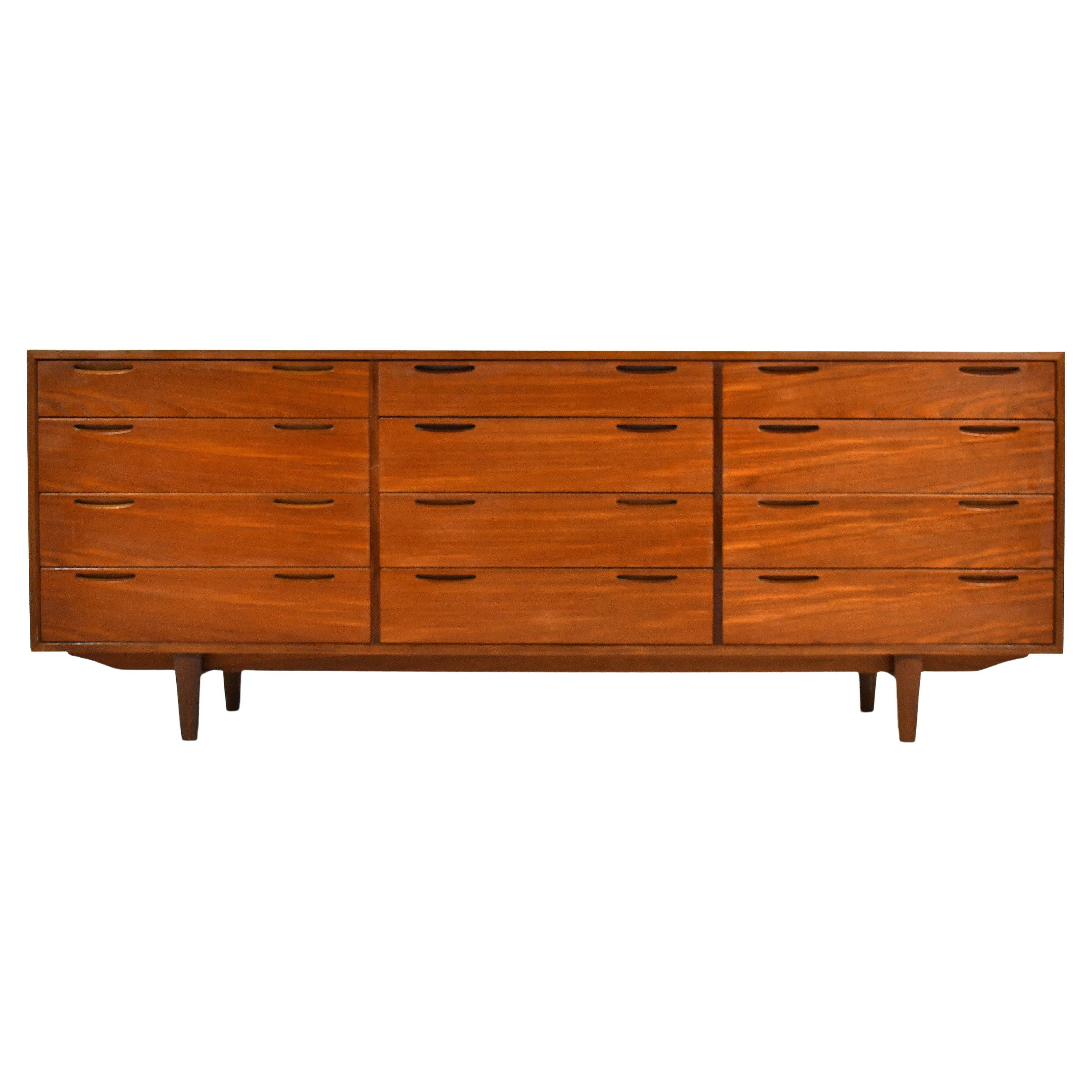 Ib Kofod-Larsen 12 Drawer Cabinet For Sale