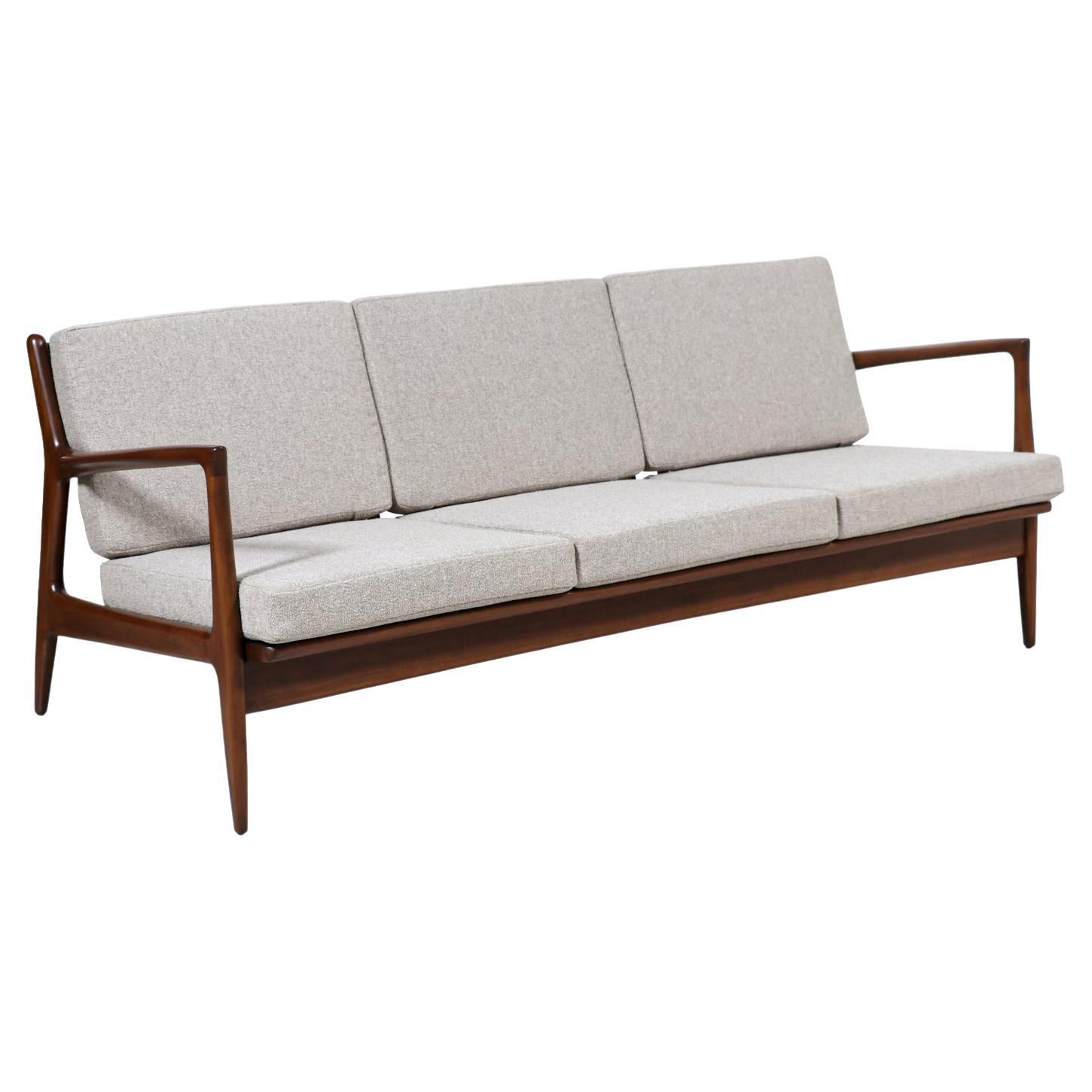 Ib Kofod-Larsen 3-Seater Sculpted Sofa for Selig
