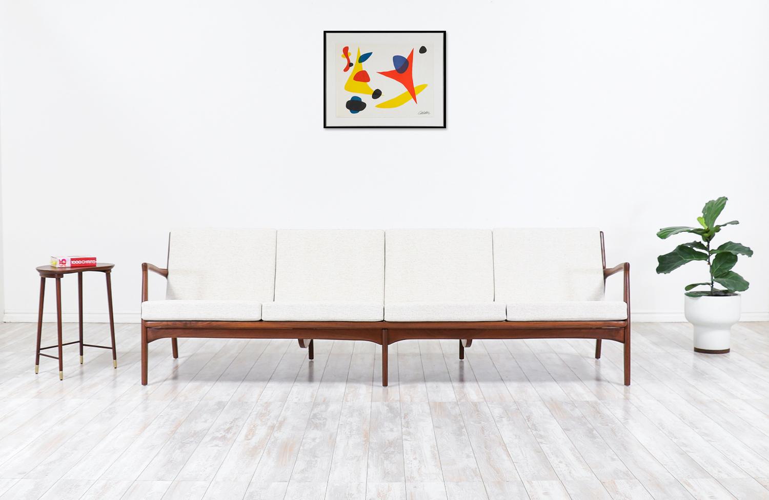 Ib Kofod-Larsen 4-seat sofa for Selig.