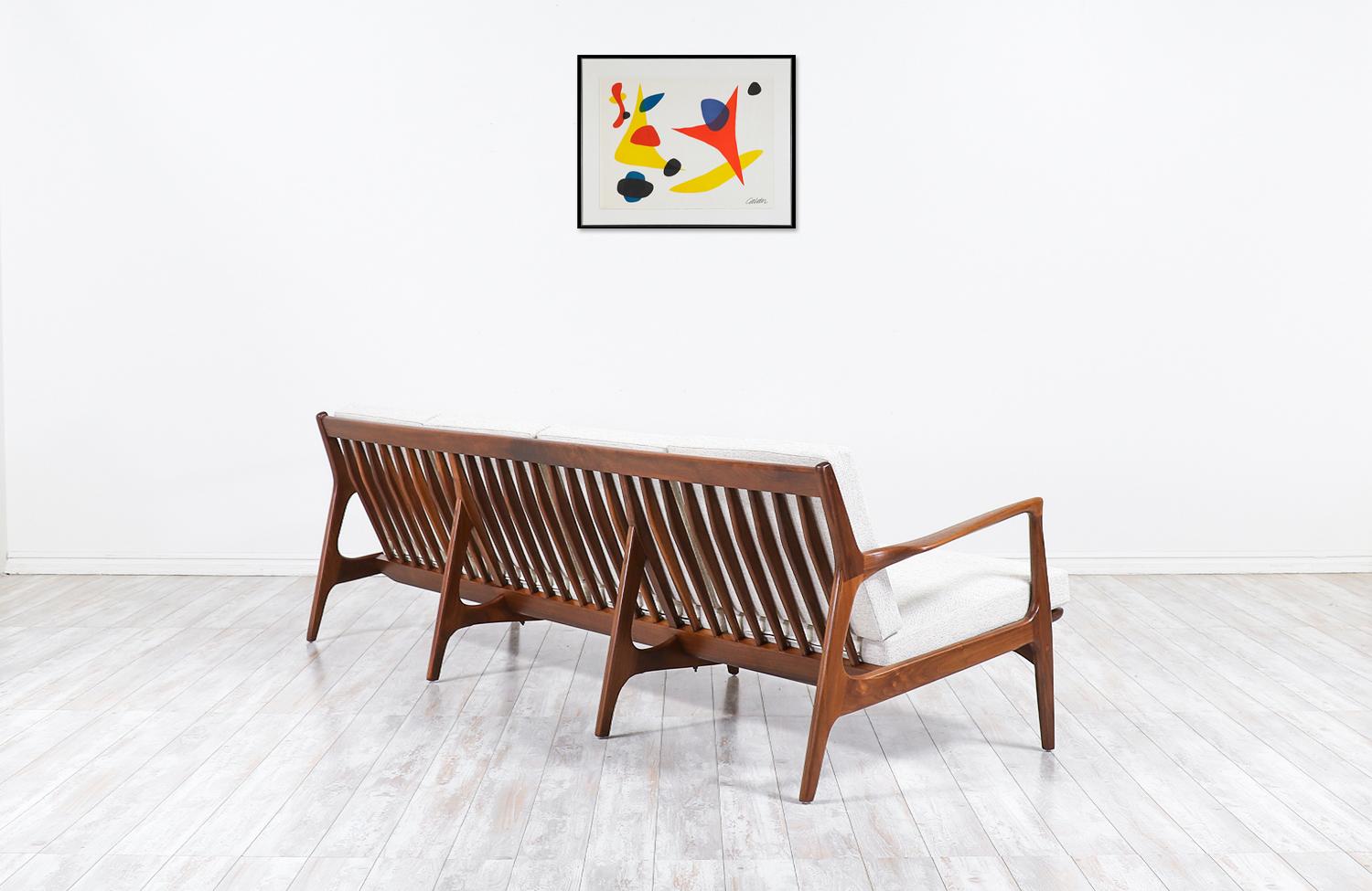 Mid-Century Modern Ib Kofod-Larsen 4-Seat Sofa for Selig