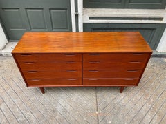 Ib Kofod Larsen 8 Drawer Teak Dresser for J. Clausen& Son