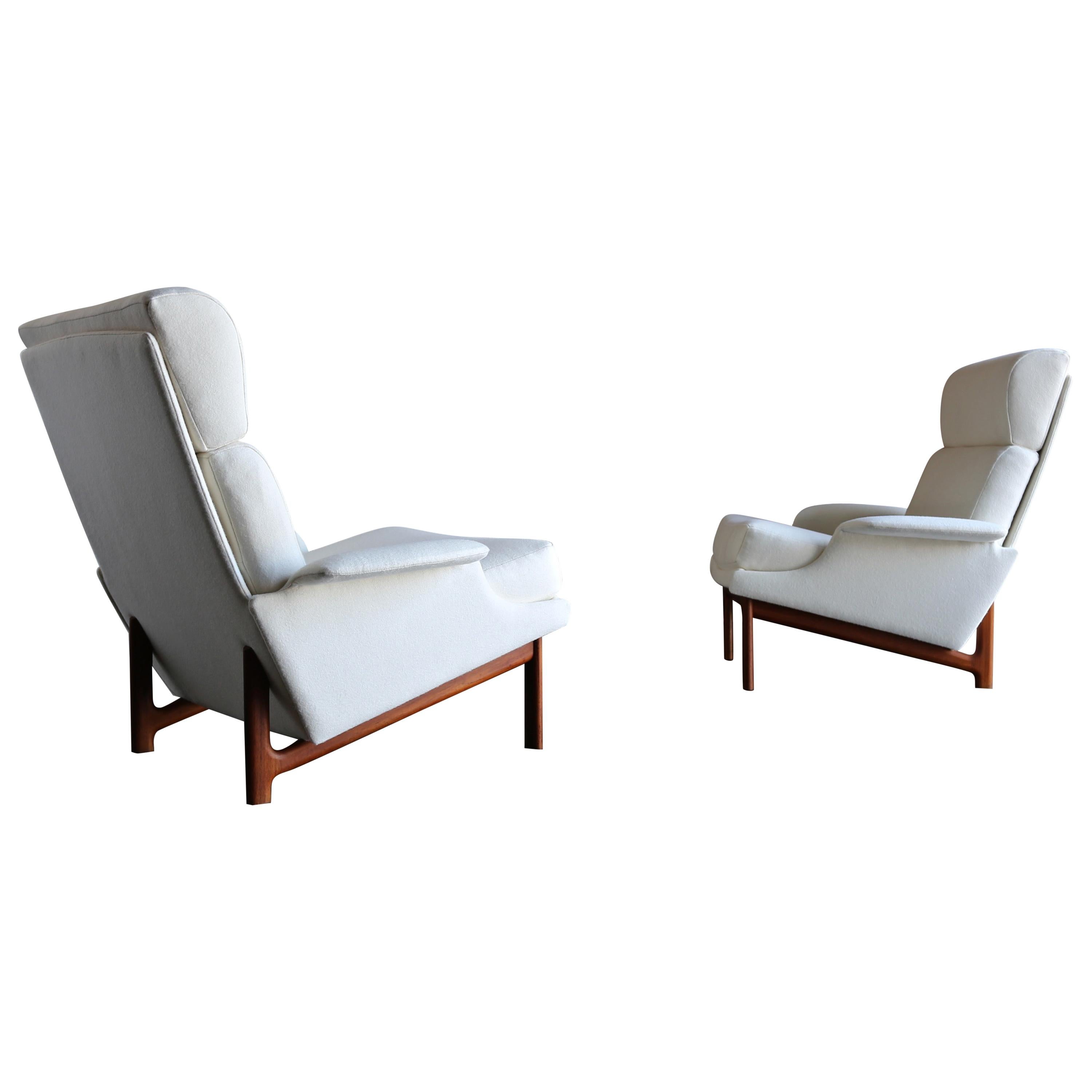 Ib Kofod-Larsen "Adam" Lounge Chairs for Mogens Kold Møbelfabrik, circa 1960