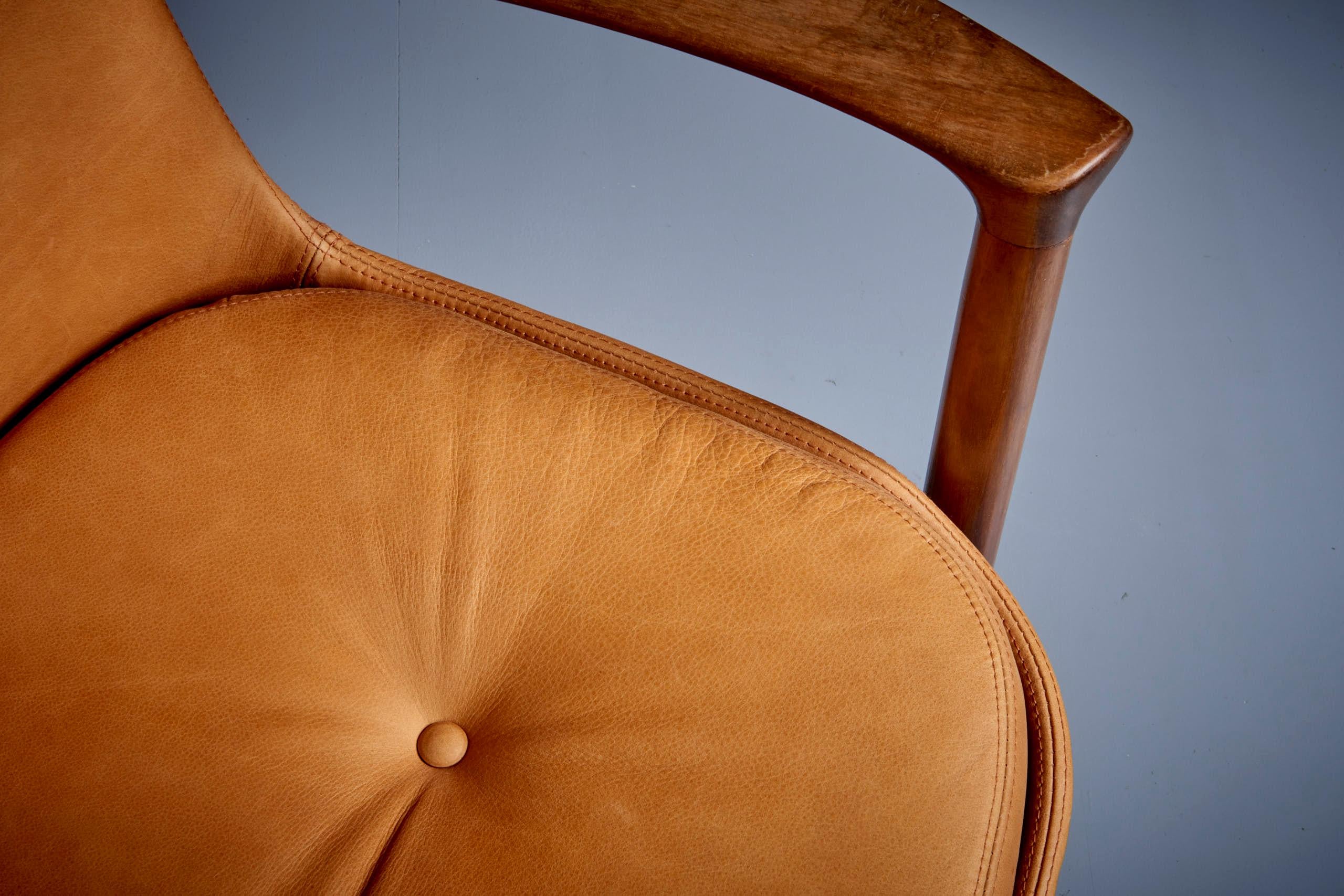 Mid-Century Modern Ib Kofod-Larsen Arm or Easy Chair 1960s