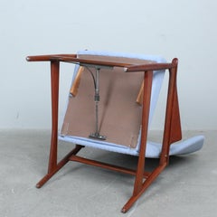 Ib Kofod Larsen armchair "Carlo" Wingback by Carlo Garn Denmark 1960