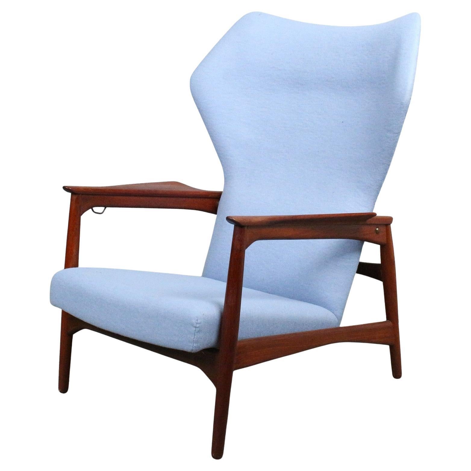 Ib Kofod Larsen armchair "Carlo" Wingback by Carlo Garn Denmark 1960 For Sale