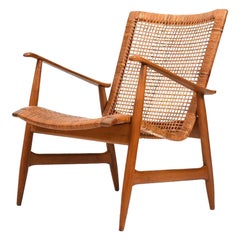Ib Kofod-Larsen attr. Easychair with Cane early 1950s.