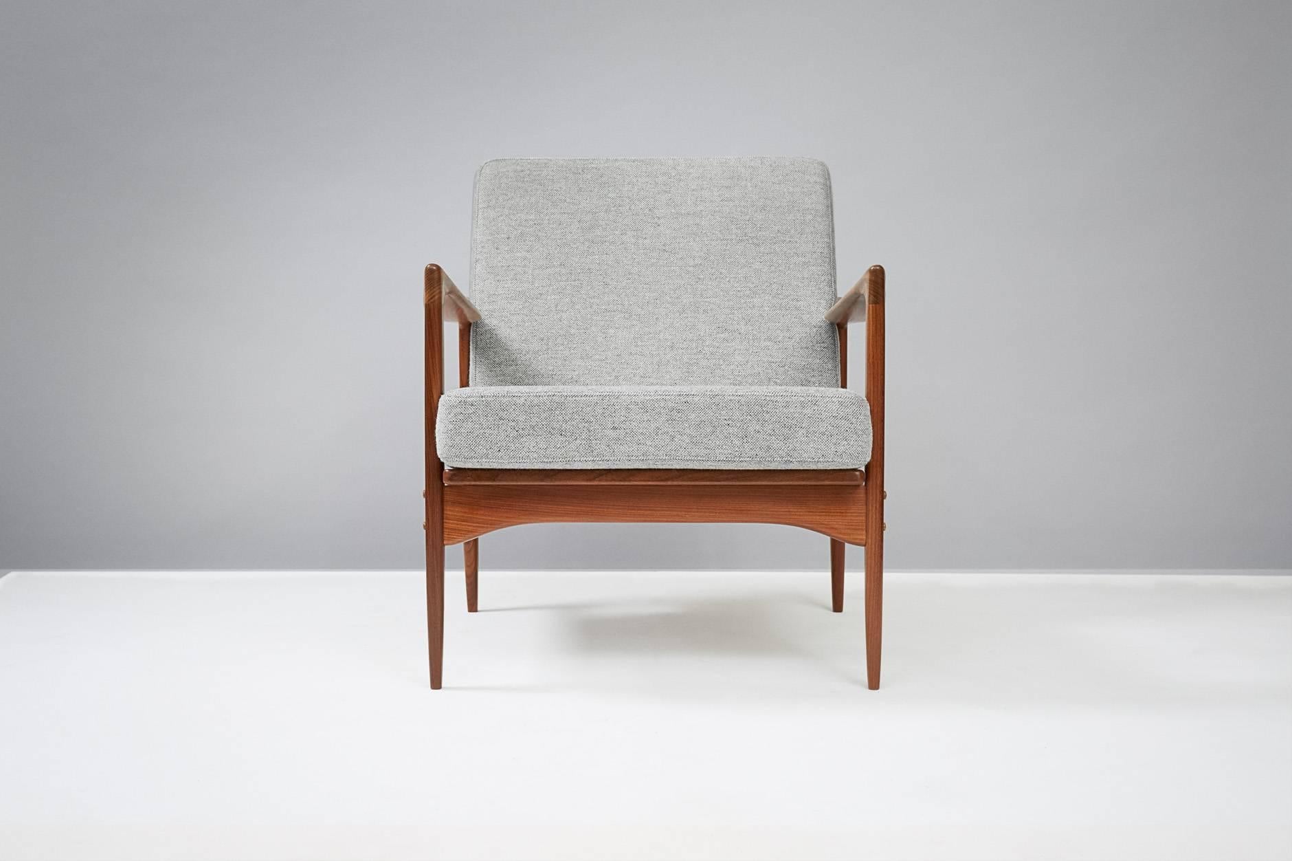 Scandinavian Modern Ib Kofod-Larsen Candidate Chairs, circa 1960