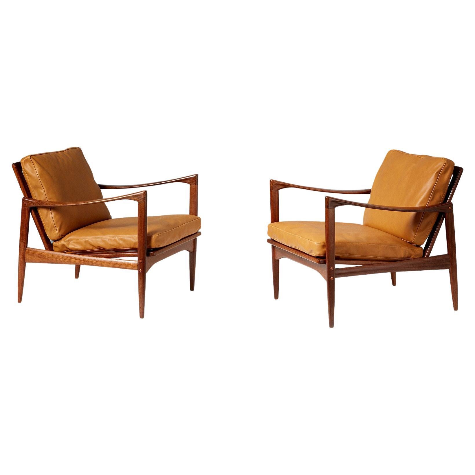 Ib Kofod-Larsen Candidate Lounge Chairs, circa 1960