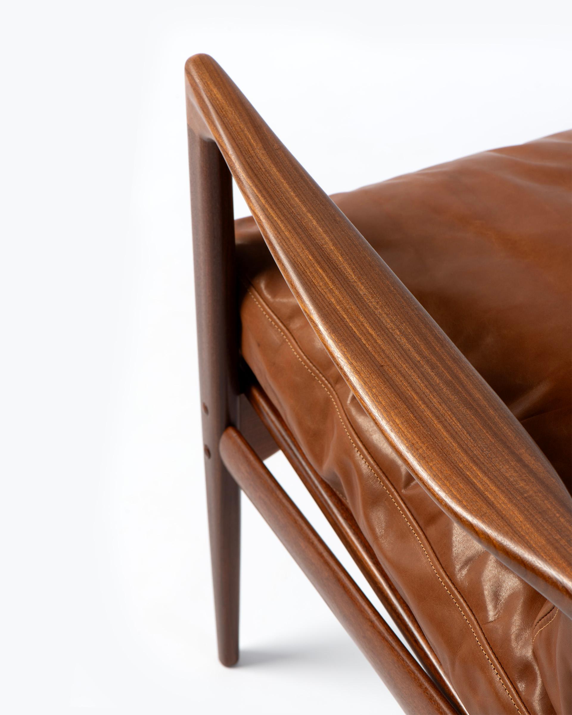 Ib Kofod-Larsen Candidate Lounge Chairs with Leather Cushions en venta 2