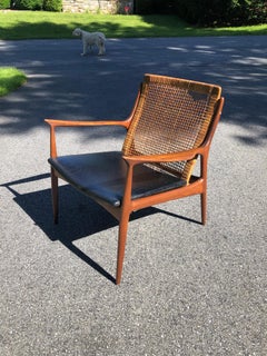 Ib Kofod Larsen Cane Back Lounge or Armchair
