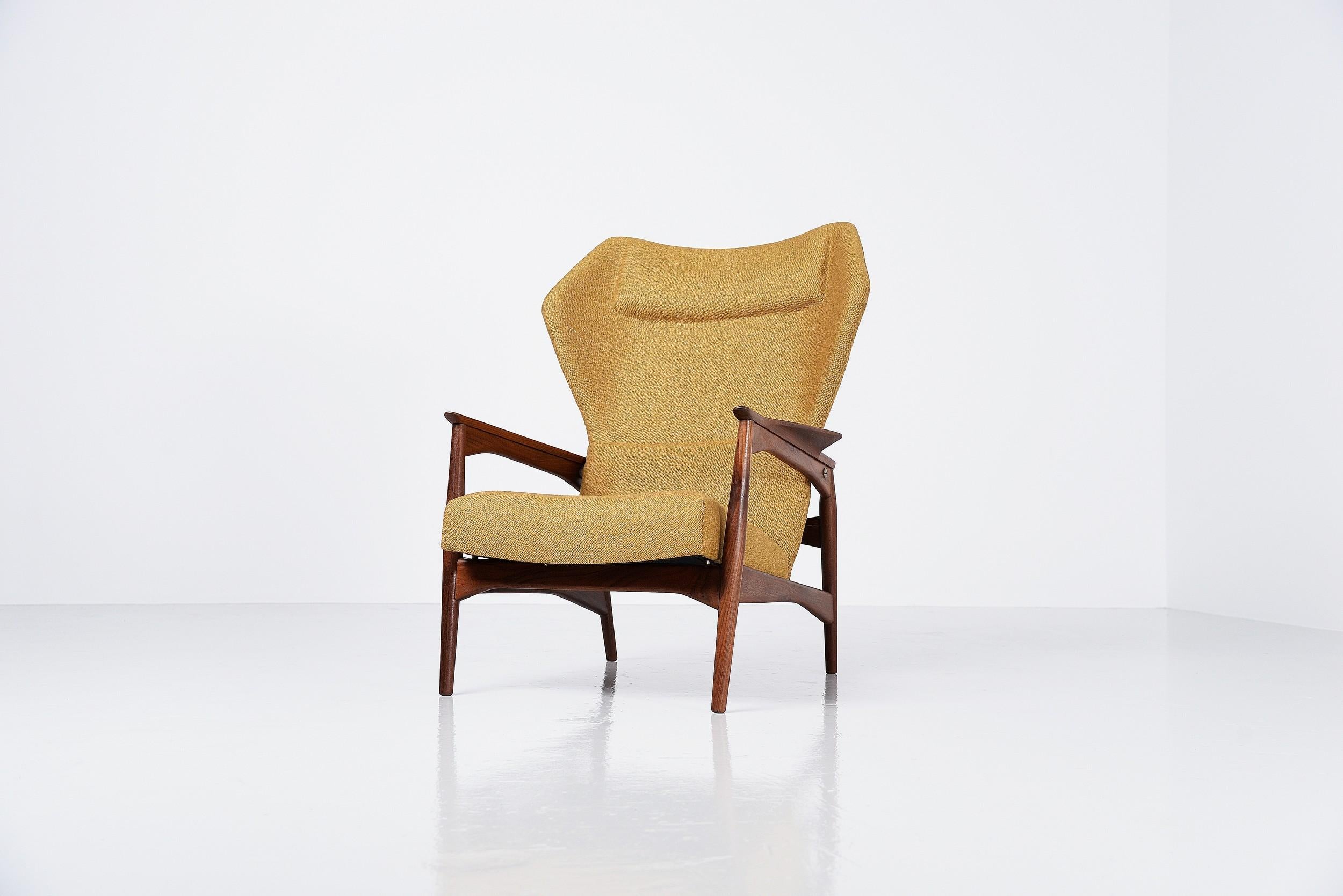 Ib Kofod Larsen Carlo Gahrn Lounge Chair, Denmark, 1954 4