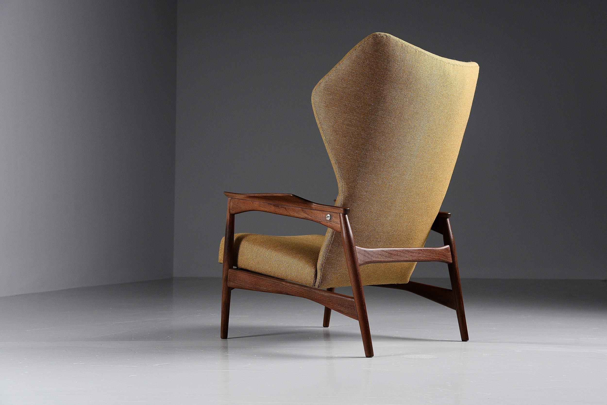 Ib Kofod Larsen Carlo Gahrn Lounge Chair, Denmark, 1954 1