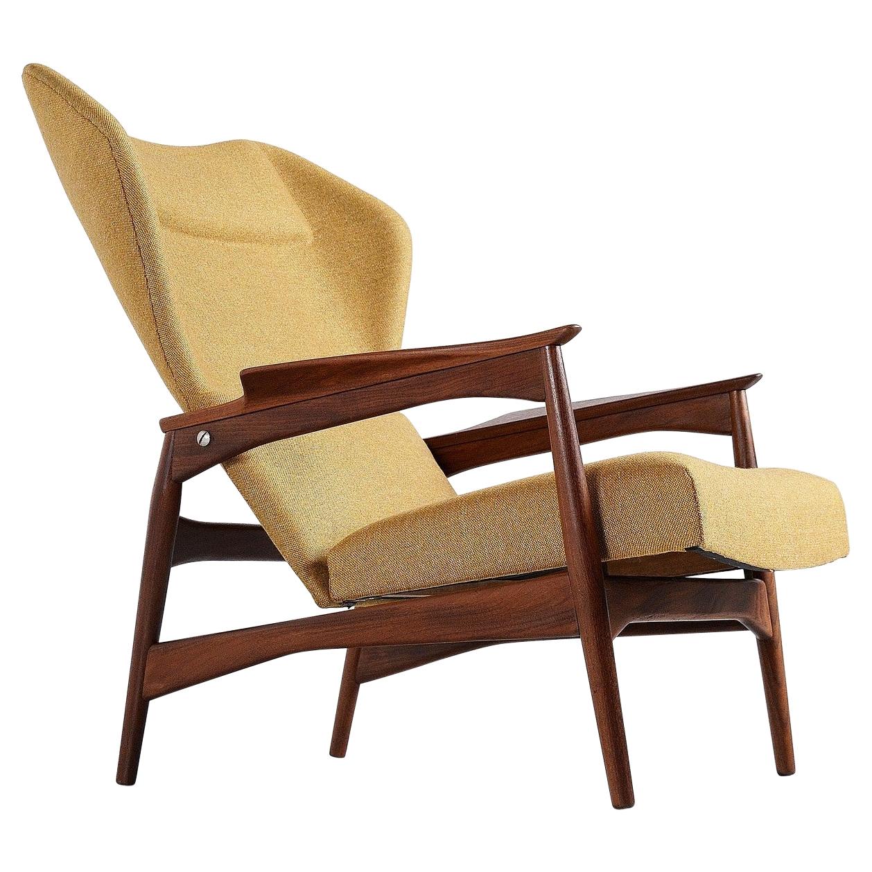 Ib Kofod Larsen Carlo Gahrn Lounge Chair, Denmark, 1954
