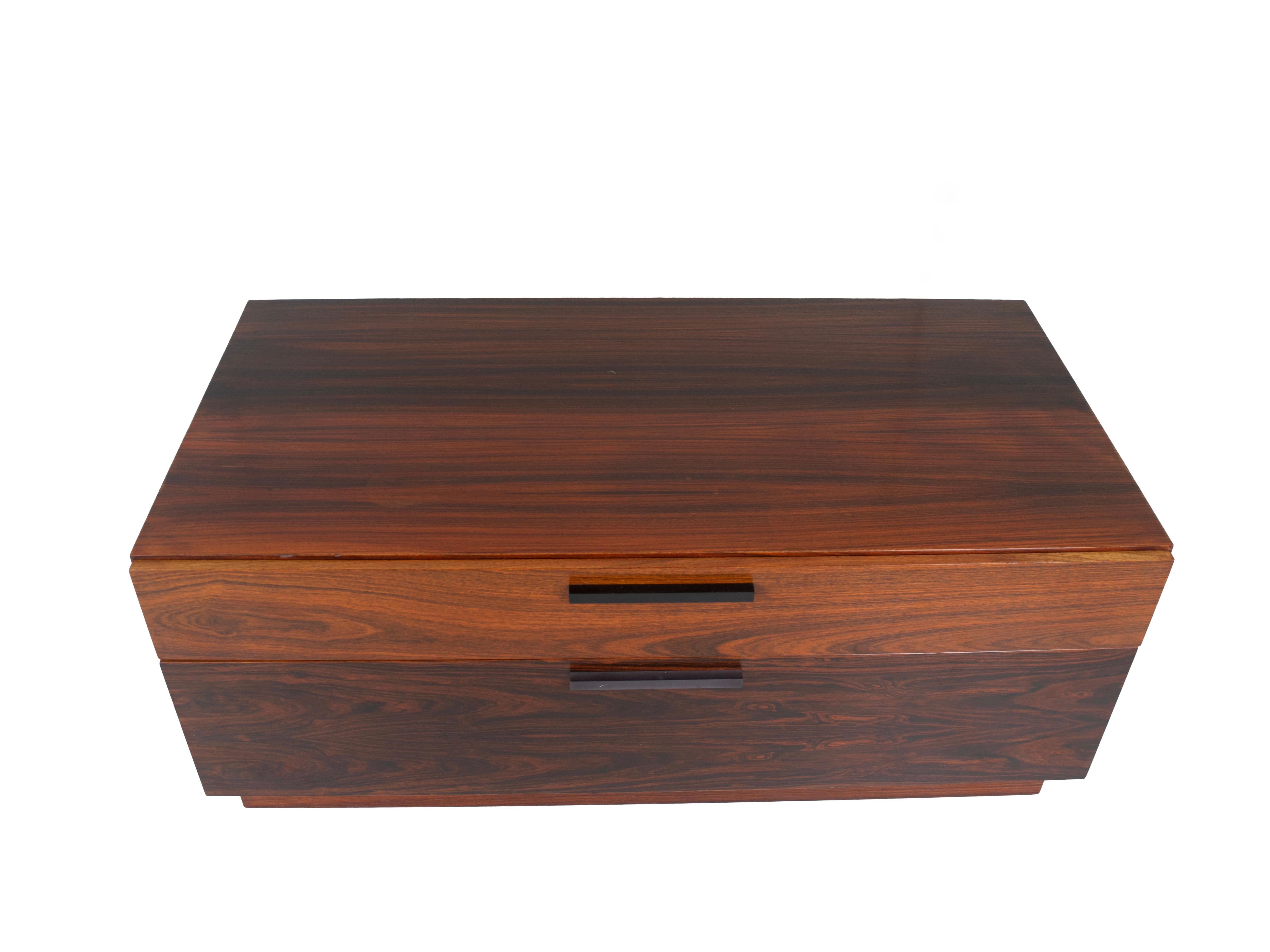 Mid-20th Century Ib Kofod-Larsen Chest of Drawers in Rosewood for Faarup Møbelfabrik, Denmark