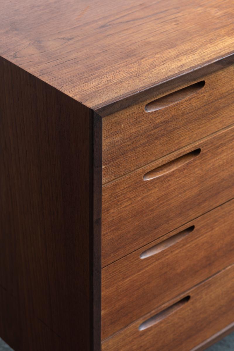 Ib Kofod Larsen Chest of Drawers (Teak) for Brande Mobelfabrik, Denmark, 1960s 4