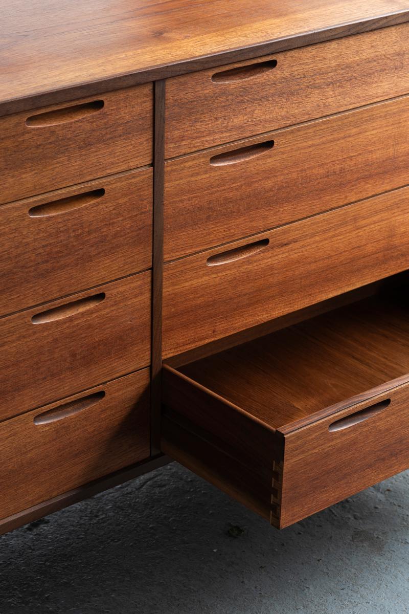 Ib Kofod Larsen Chest of Drawers (Teak) for Brande Mobelfabrik, Denmark, 1960s 2