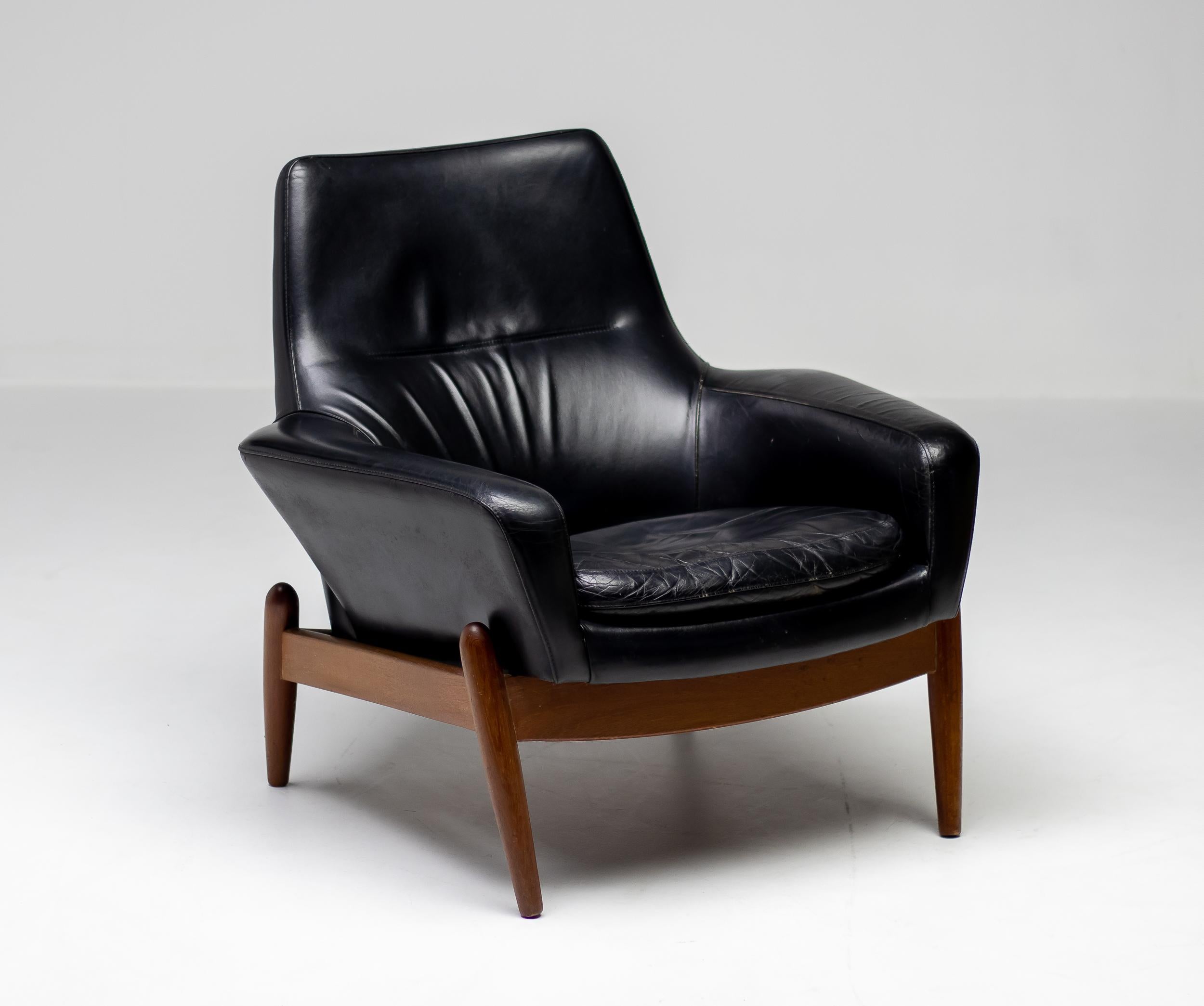 Ib Kofod Larsen Danish Lounge Chair 6