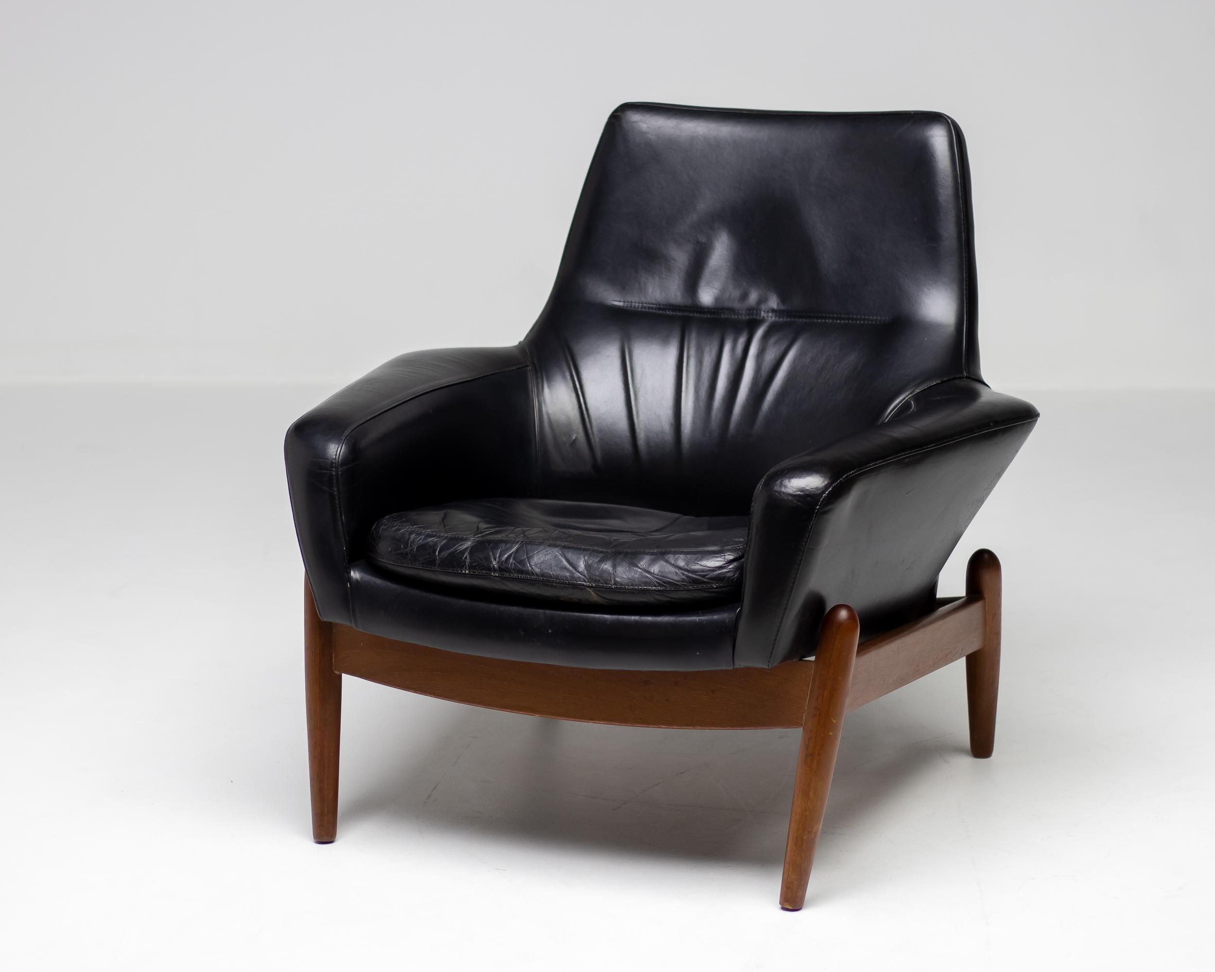 Ib Kofod Larsen Danish Lounge Chair 7