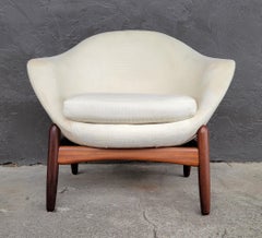 Ib Kofod-Larsen Danish Modern "Pod" Chair for Reupholstery