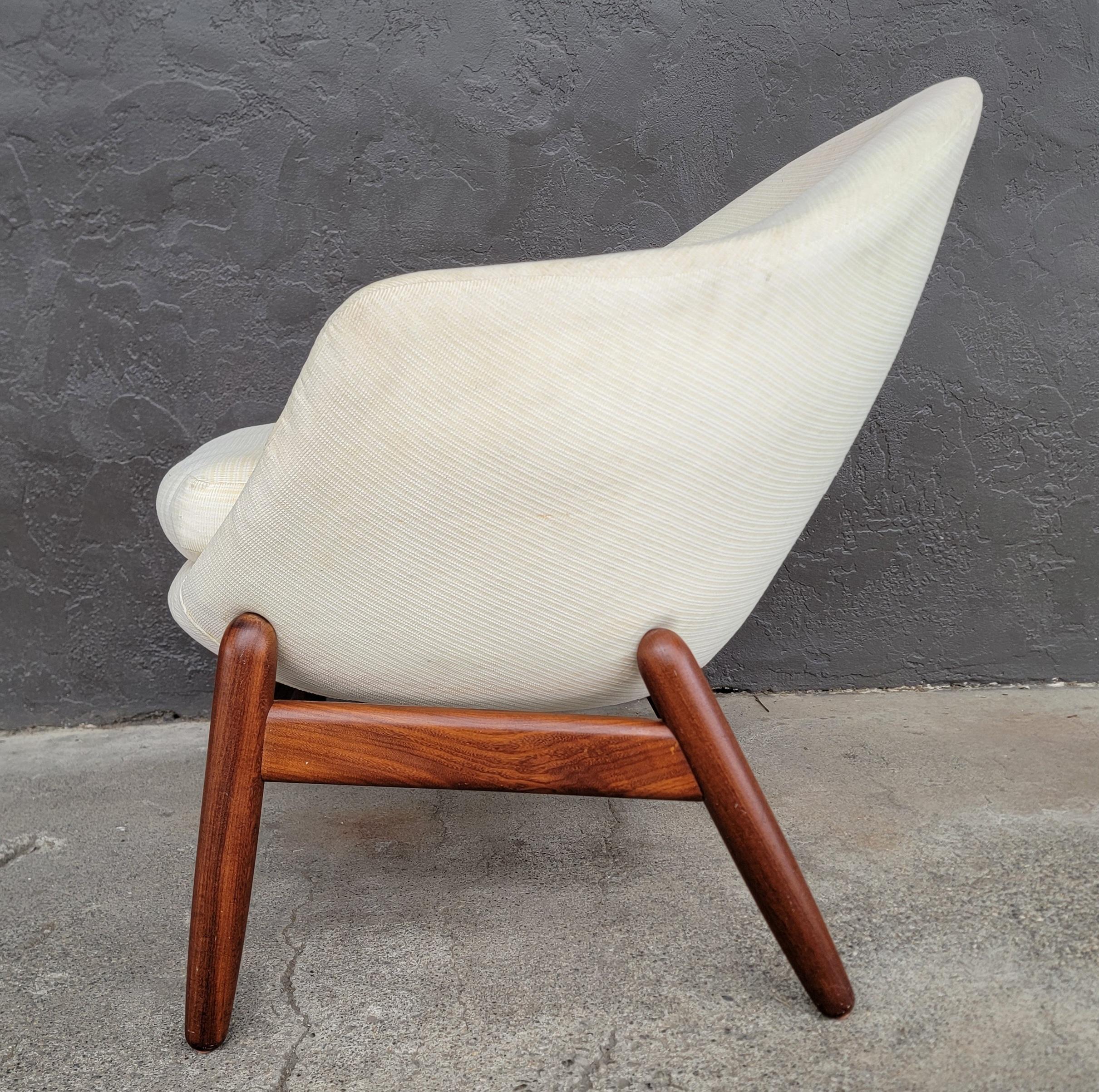 Scandinave moderne Ib Kofod-Larsen Chaise moderne danoise 