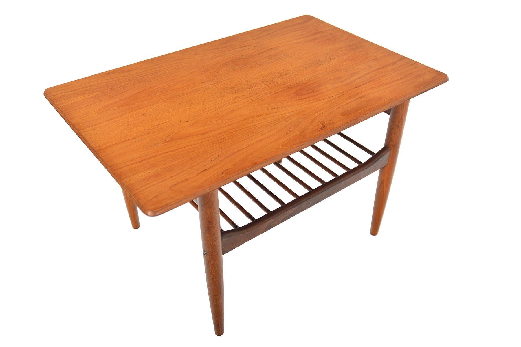 Mid-Century Modern Ib Kofod-Larsen Danish Range Teak Side Table