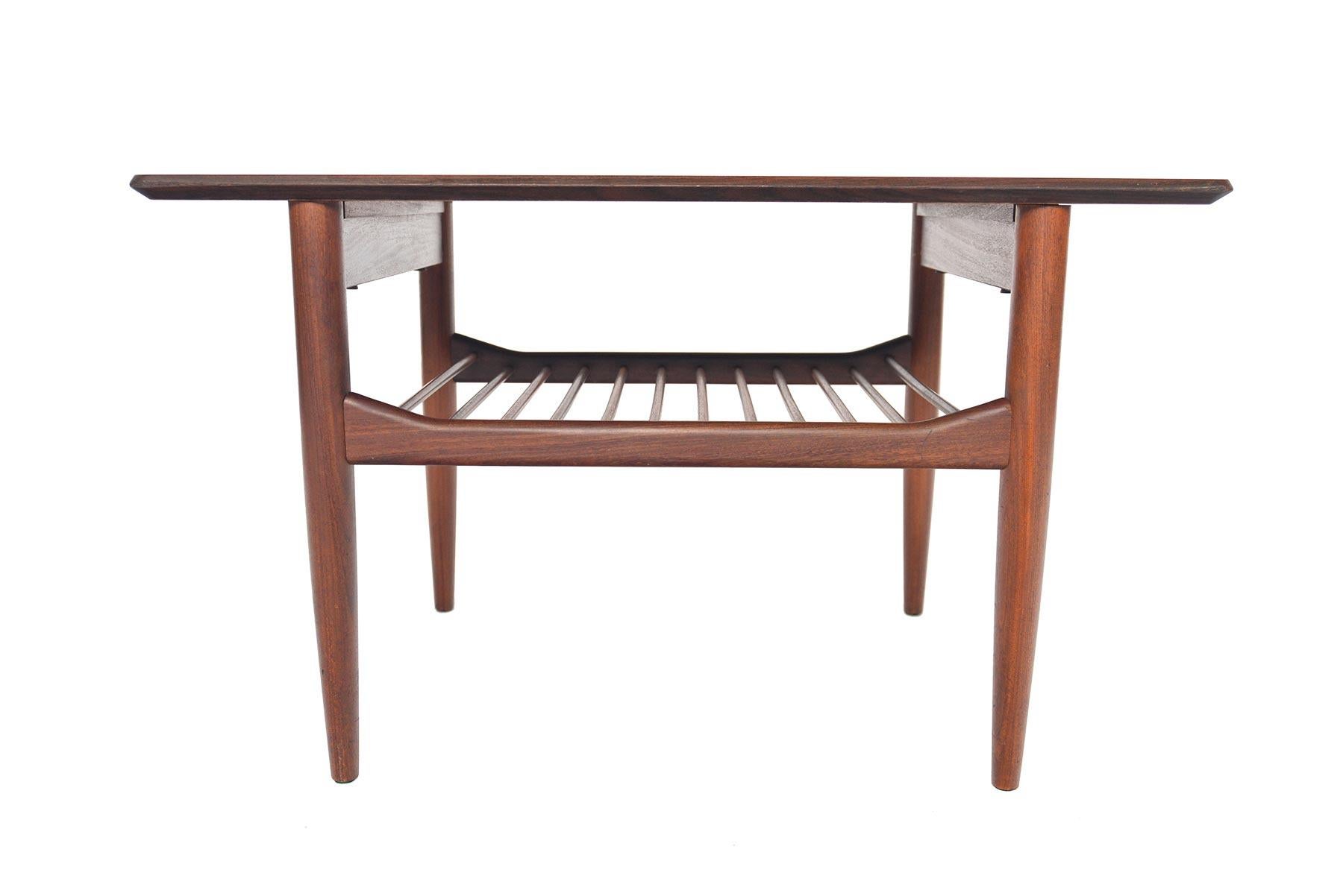 British Ib Kofod- Larsen Danish Range Teak Side Table