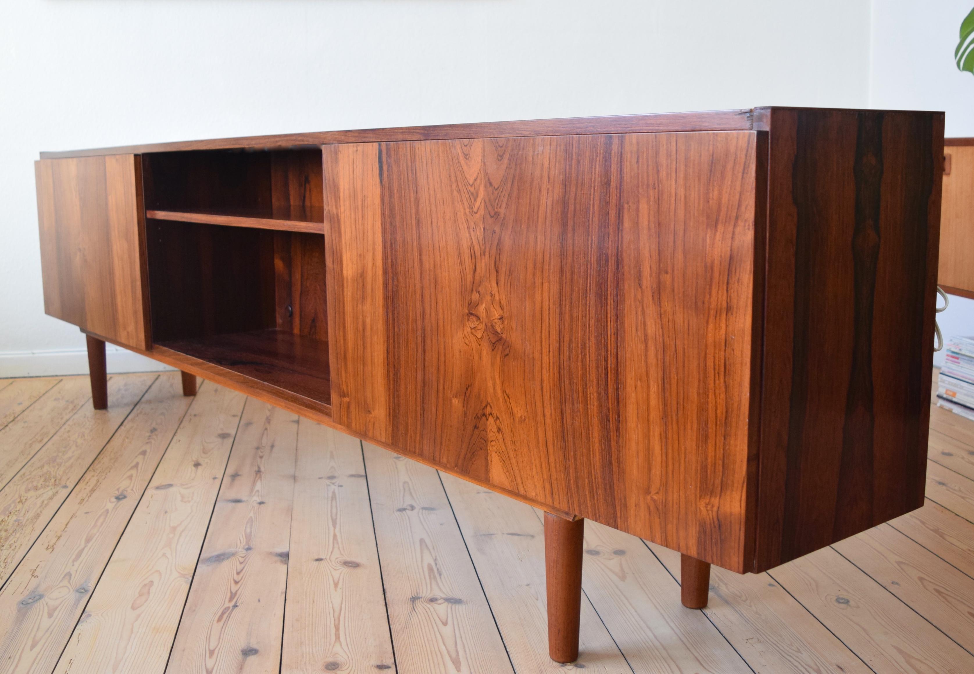 Mid-20th Century Ib Kofod-Larsen Danish Rosewood Sideboard, 1960s For Sale