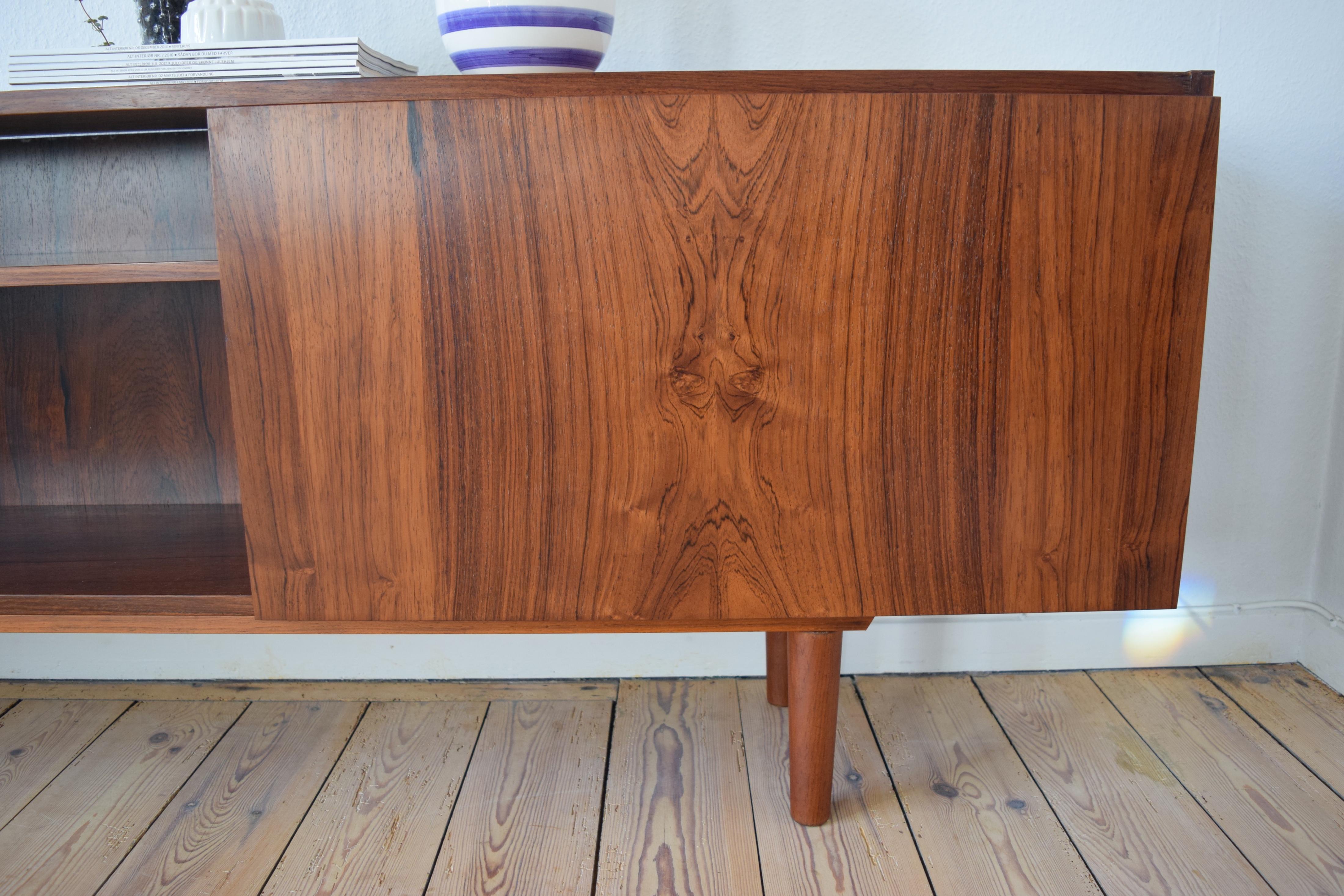 Ib Kofod-Larsen Danish Rosewood Sideboard, 1960s For Sale 3