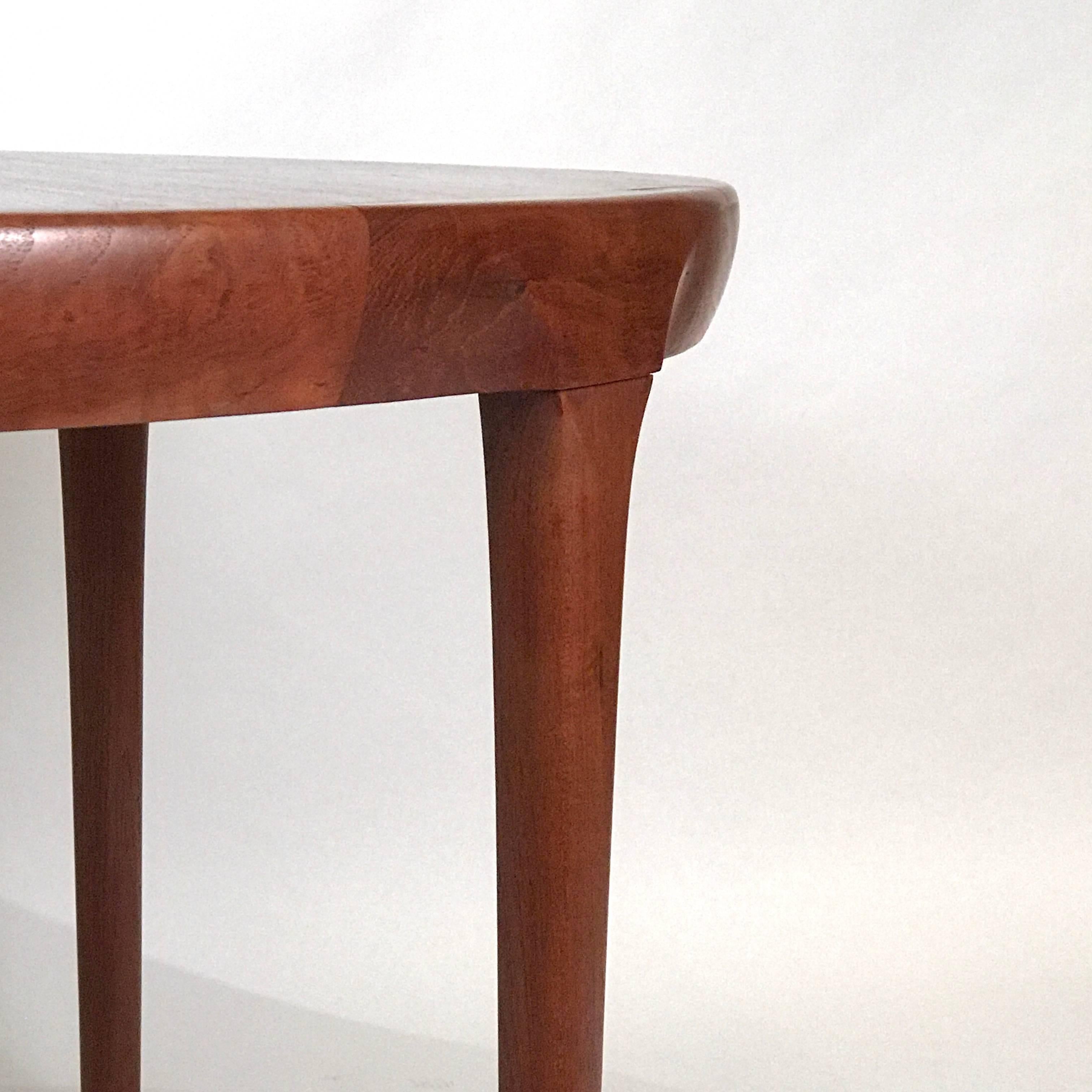 Ib Kofod Larsen Danish Teak Extension Dining Table Round or Oval 1