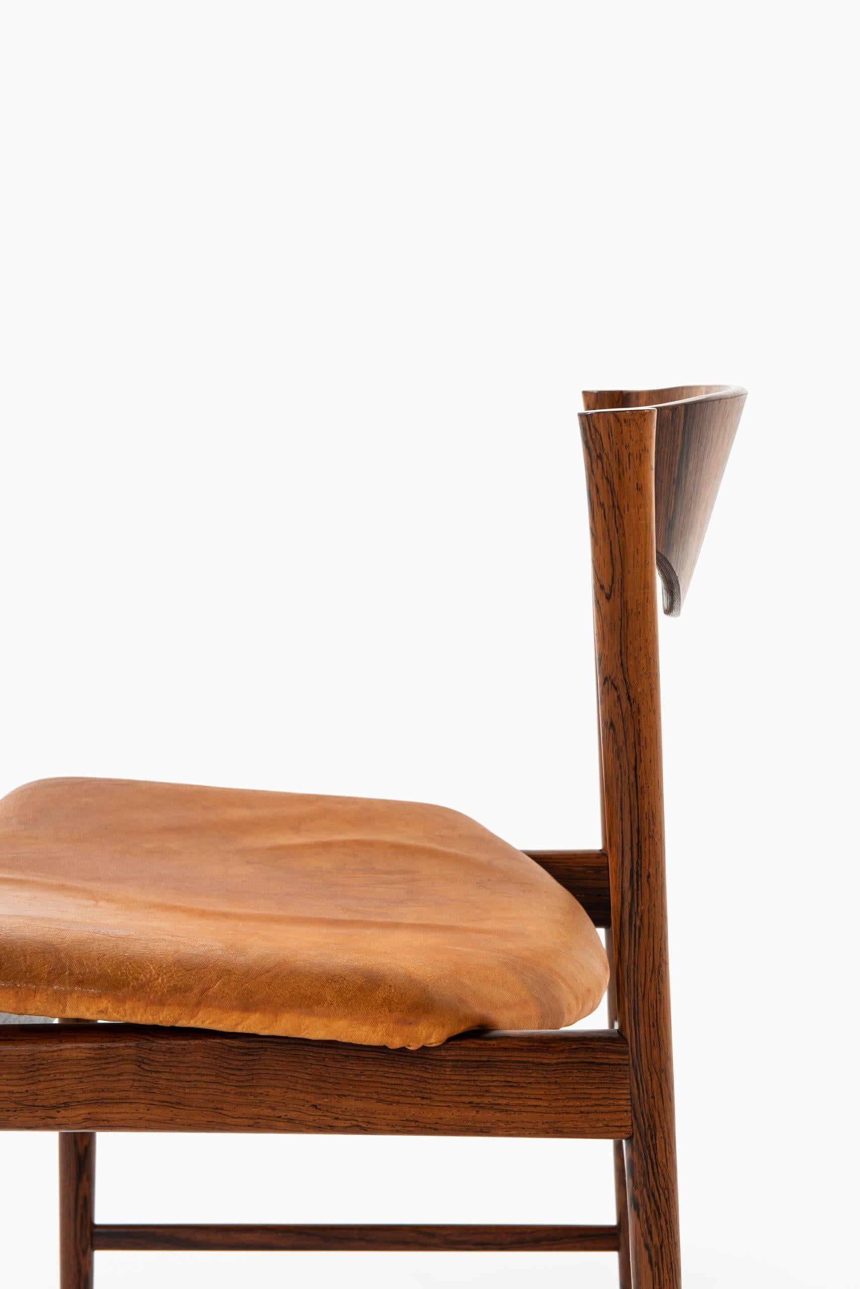 Swedish Ib Kofod-Larsen Dining Chairs Produced by Seffle Möbelfabrik in Sweden For Sale
