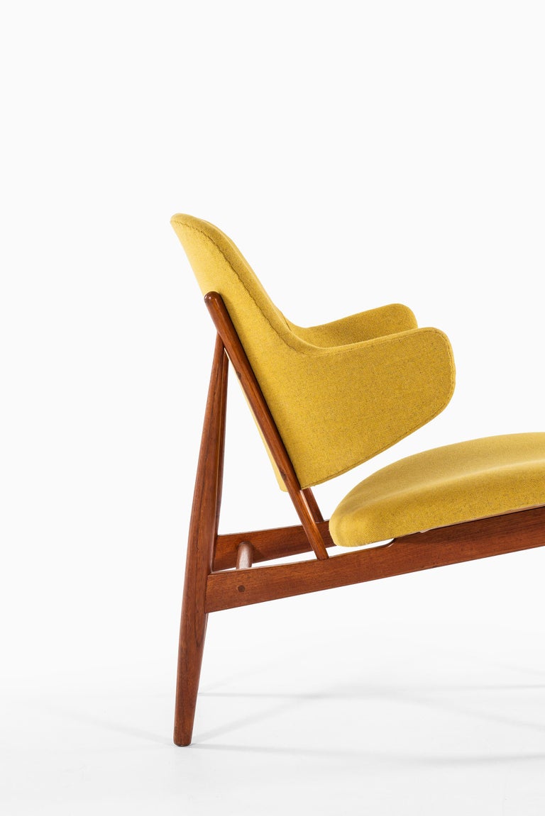 Danish Ib Kofod-Larsen Easy Chair by Christensen & Larsen in Denmark For Sale