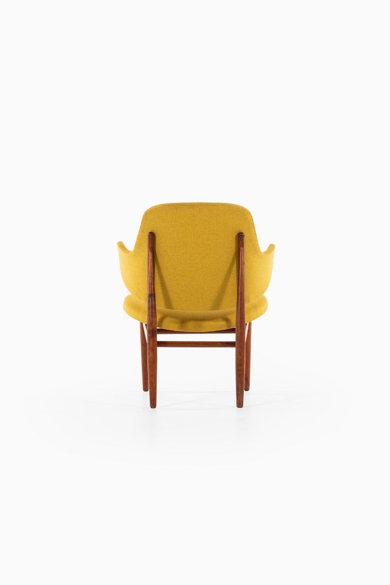 Mid-20th Century Ib Kofod-Larsen Easy Chair by Christensen & Larsen in Denmark For Sale