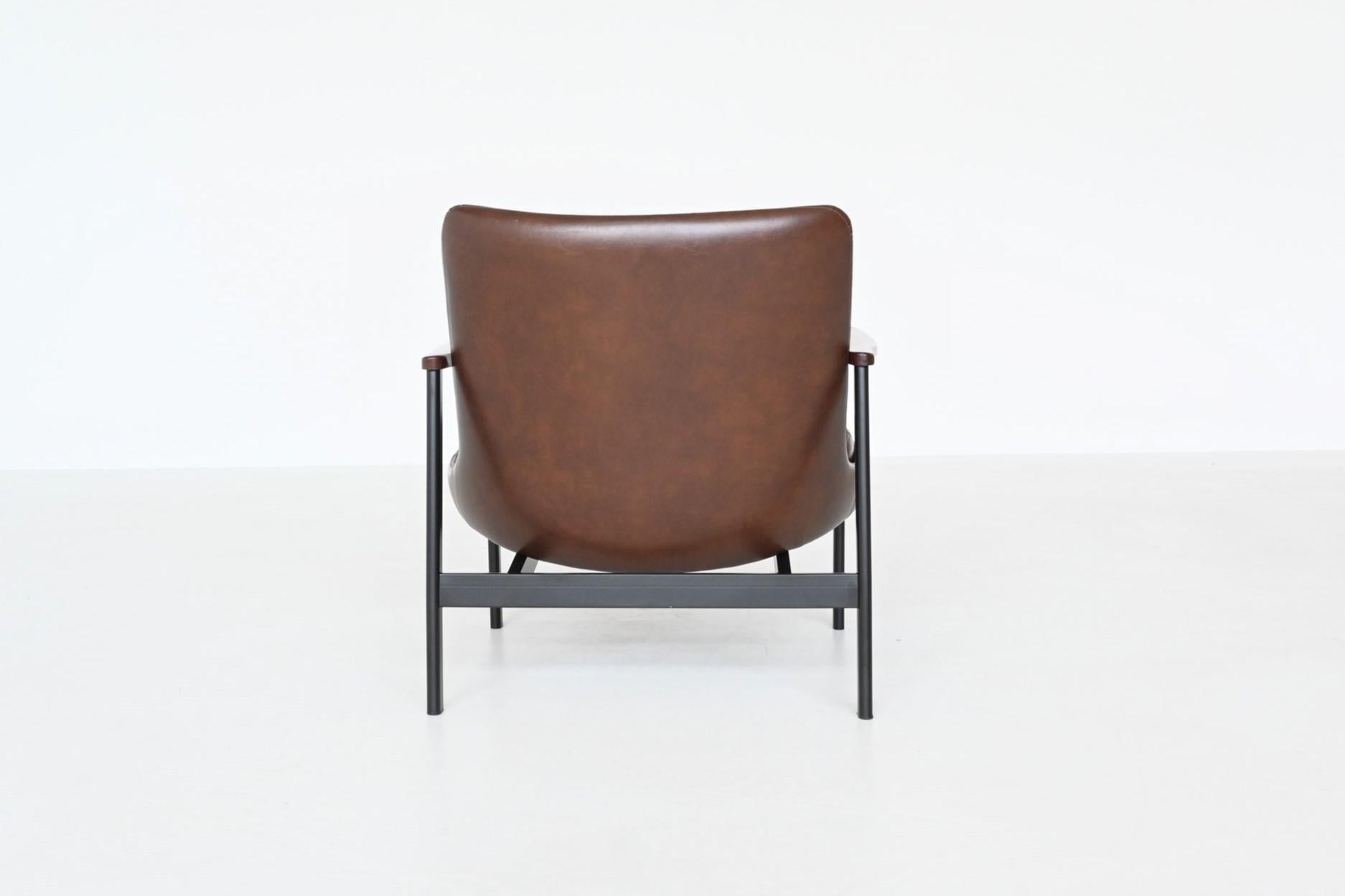Danish IB Kofod Larsen easy chair Mid Century Froscher KG Denmark 1972 For Sale