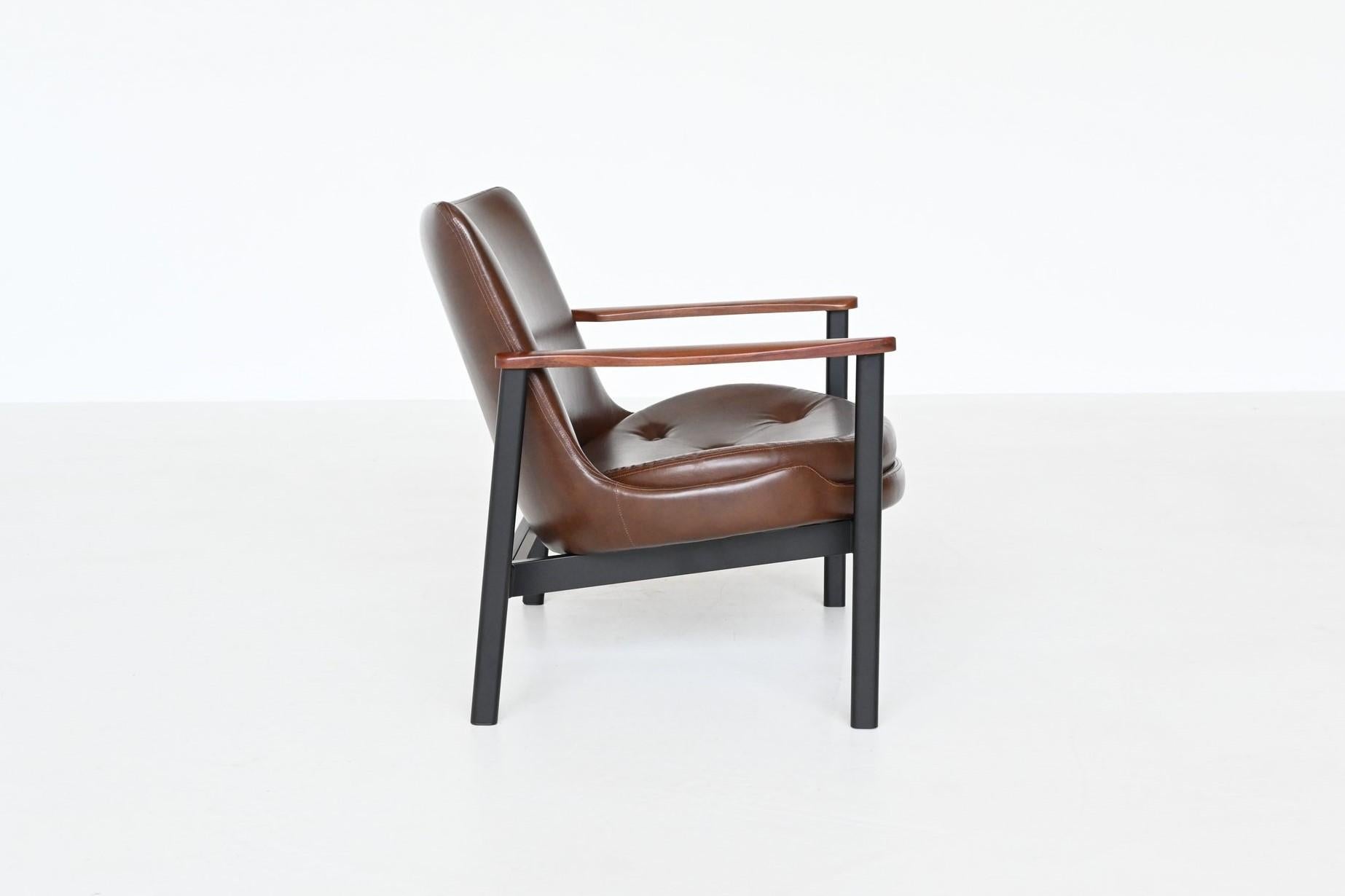 Late 20th Century IB Kofod Larsen easy chair Mid Century Froscher KG Denmark 1972 For Sale