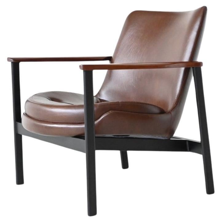 IB Kofod Larsen easy chair Mid Century Froscher KG Denmark 1972 For Sale