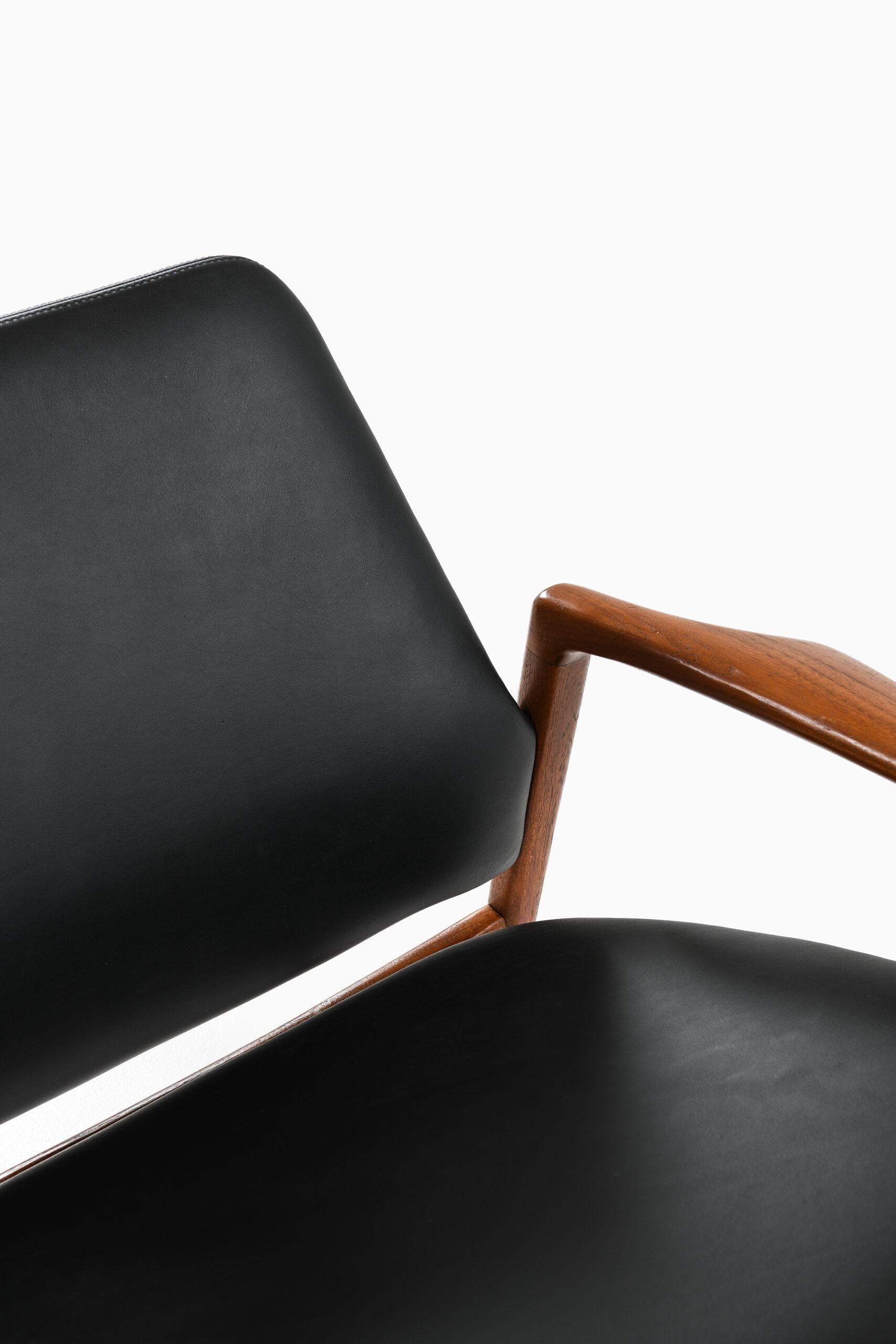 Mid-20th Century Ib Kofod-Larsen Easy Chair Model Holte Produced by OPE in Sweden For Sale
