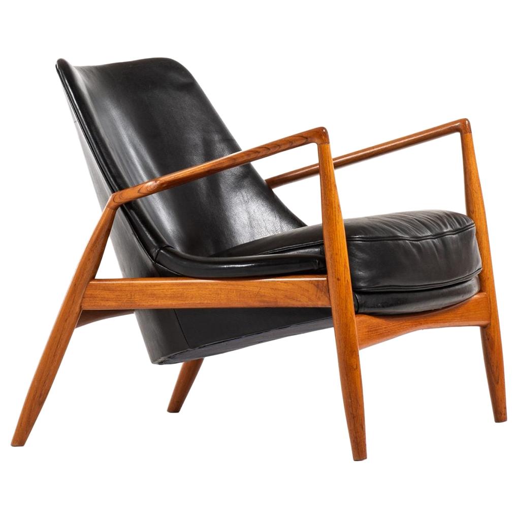 Ib Kofod-Larsen Easy Chair Model Sälen / Seal Produced by OPE in Sweden