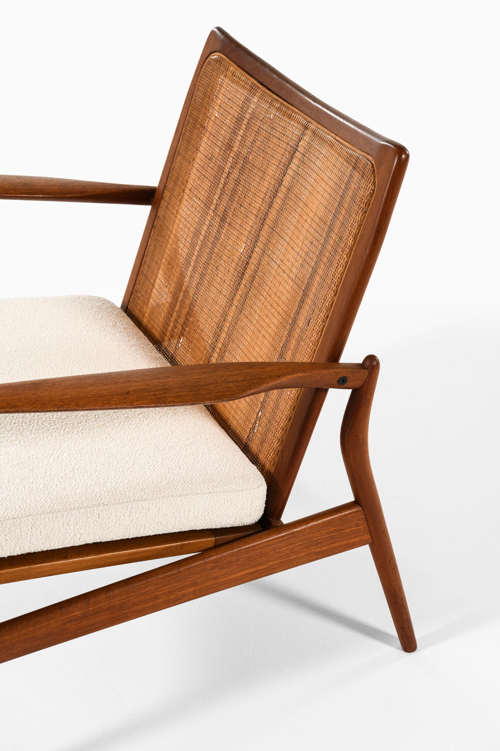 Scandinavian Modern Ib Kofod-Larsen Easy Chair Produced by Selig For Sale