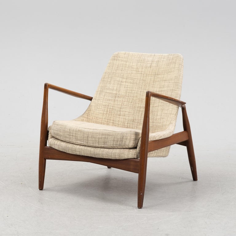 Wood Ib Kofod Larsen, Easy Chair 