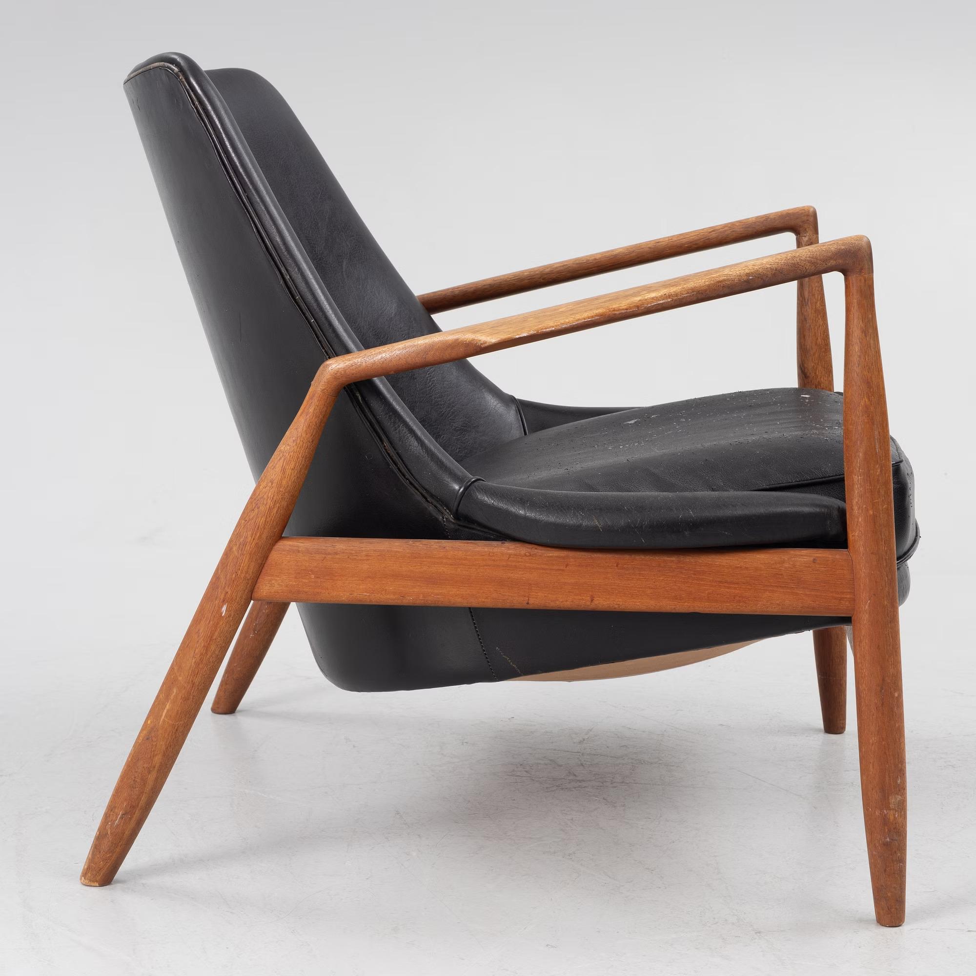 Swedish Ib Kofod Larsen, Easy Chair  