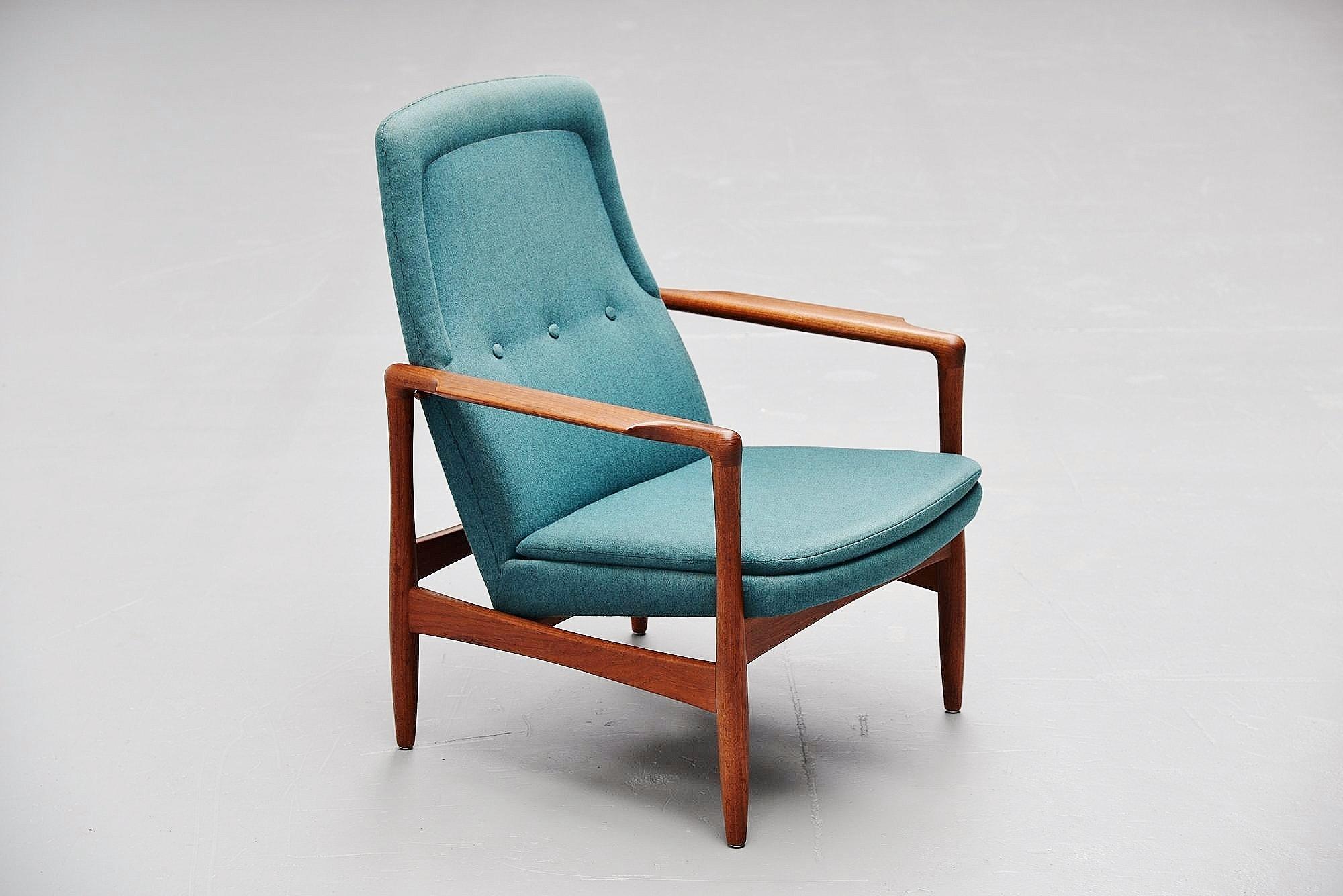 Torbjorn Afdal easy chair Svein Bjorneng Bruksbo Norway 1957 In Good Condition In Etten-Leur, NL