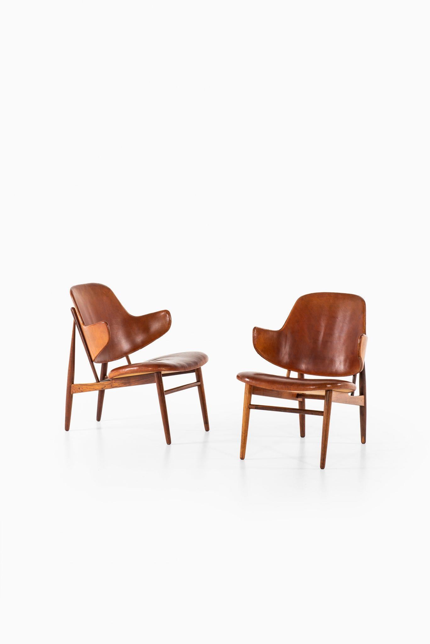 Ib Kofod-Larsen Easy Chairs Model DP 9 by Christensen & Larsen in Denmark 1