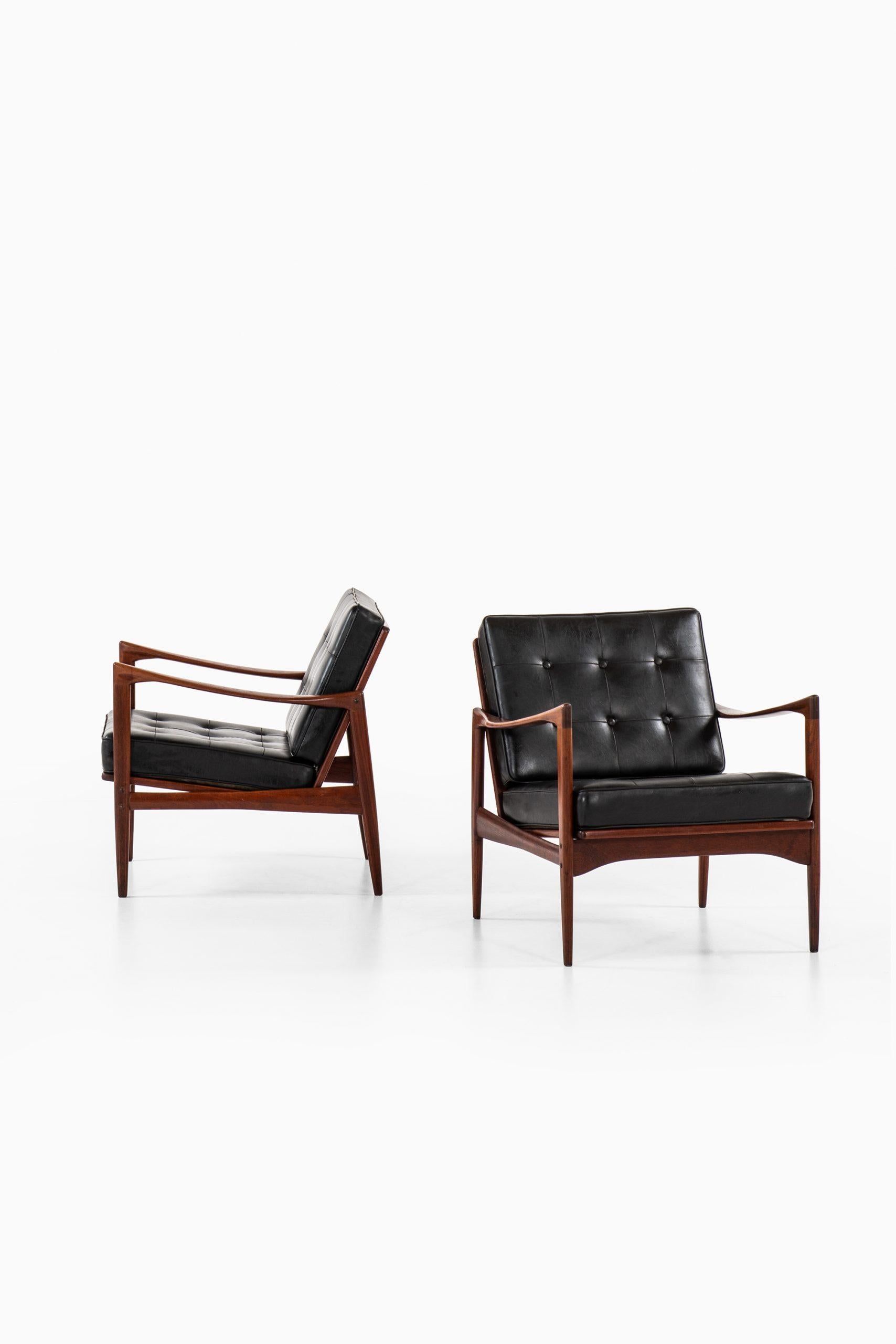 Swedish Ib Kofod-Larsen Easy Chairs Model Kandidaten Produced by OPE in Sweden