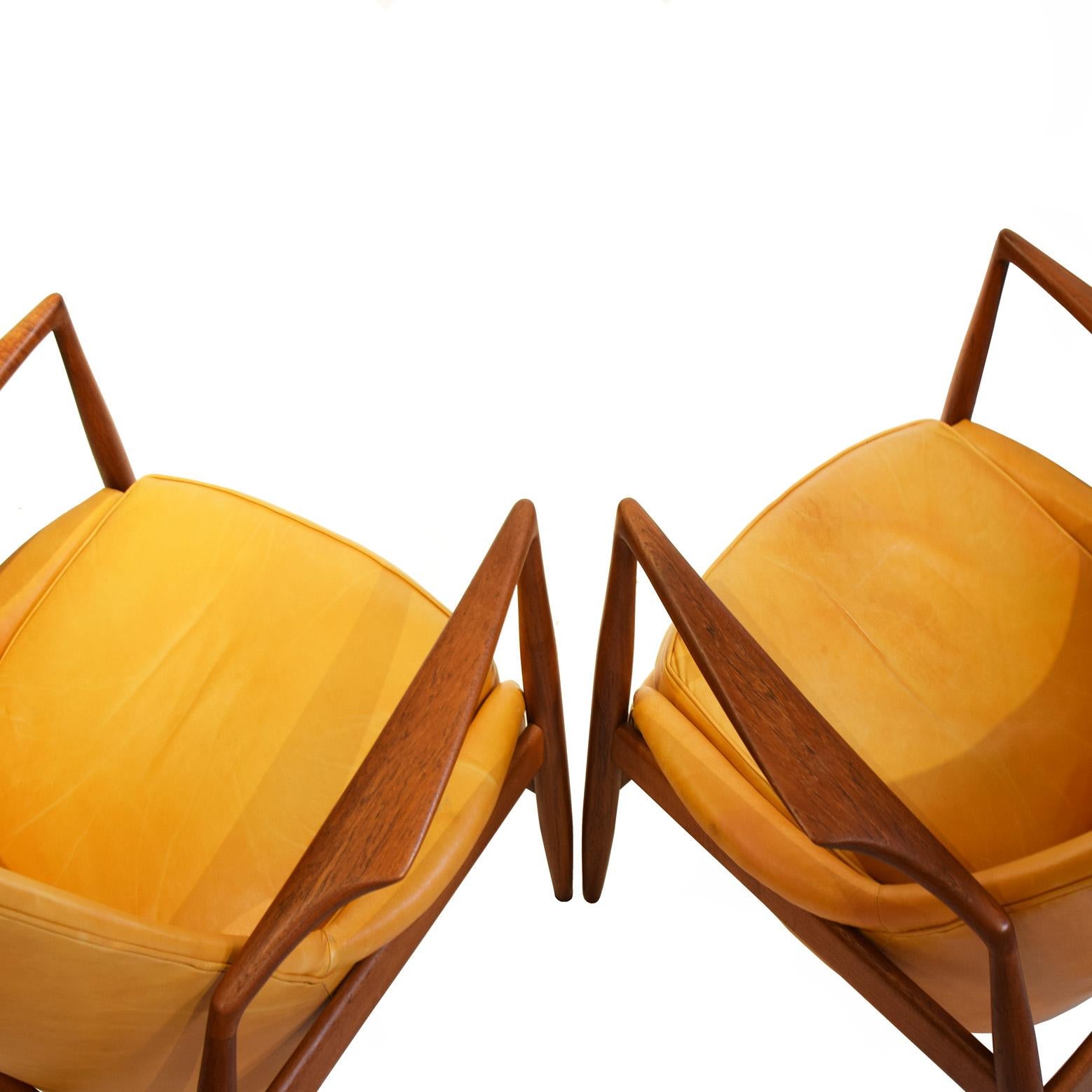 Easy Chairs von Ib Kofod-Larsen, Modell „Siegel“, hergestellt von OPE in Schweden im Angebot 1