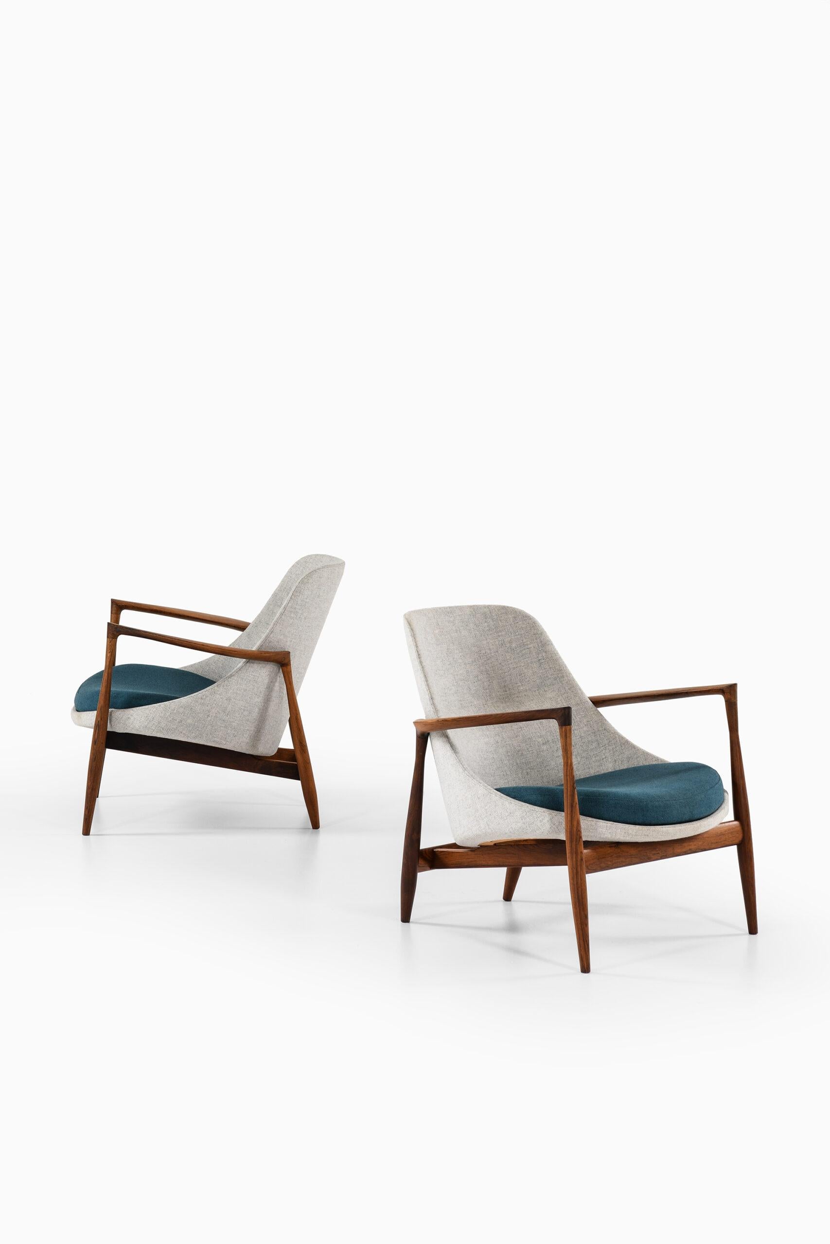 Danish Ib Kofod-Larsen Easy Chairs Model U56 / Elizabeth by Christensen & Larsen