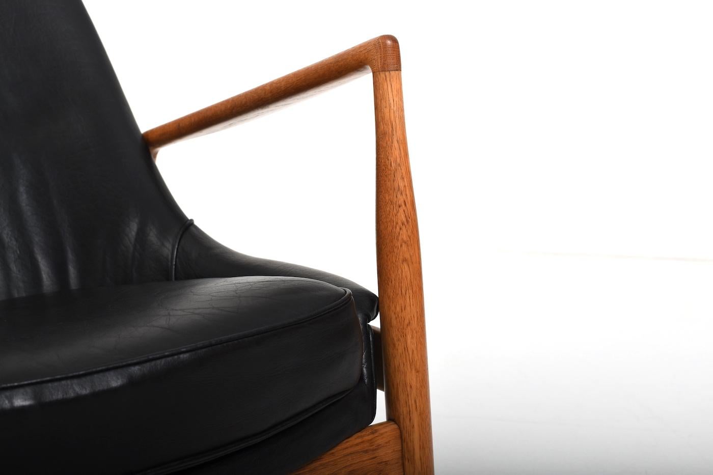 Scandinave moderne Ib Kofod-Larsen Easychair Sälen / Seal Chair 1960s pour OPE  en vente